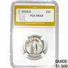Image 1 : 1918-D 25C Standing Liberty PGA MS64