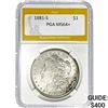 Image 1 : 1881-S $1 PGA MS64+