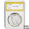 Image 1 : 1921 $1 Peace Dollar PGA MS64