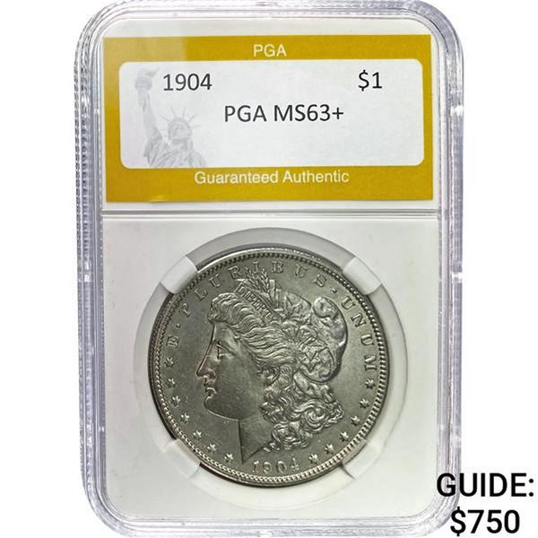 1904 $1 Morgan Dollar PGA MS63+