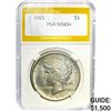 Image 1 : 1921 $1 Peace Dollar PGA MS63+