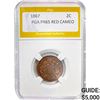 Image 1 : 1867 2C PGA PR65 Red Cameo