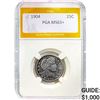 Image 1 : 1904 25C PGA MS63+