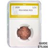 Image 1 : 1828 1/2C PGA MS66 RED
