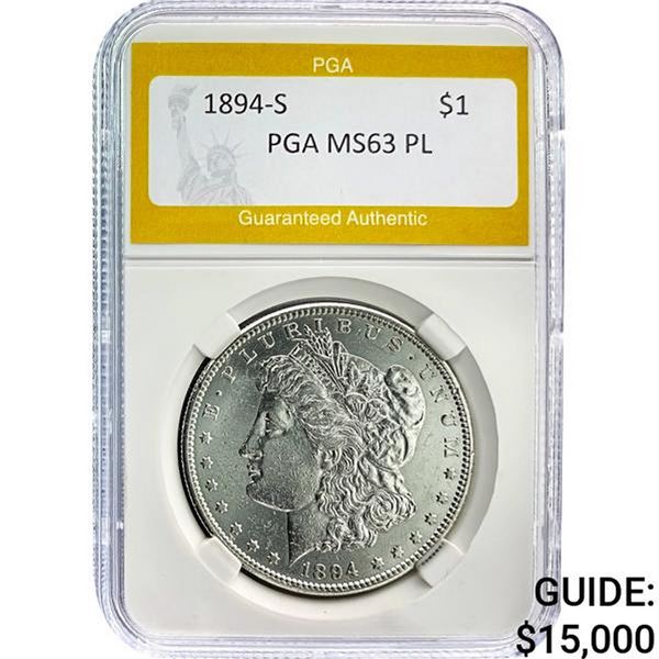1894-S $1 PGA MS63 PL