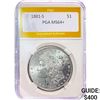 1881-S $1 PGA MS64+