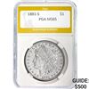 Image 1 : 1881-S $1 PGA MS65