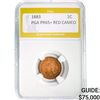 Image 1 : 1883 1C PGA PR65+ Red Cameo