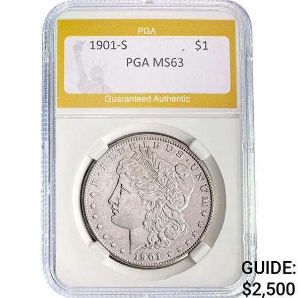 1901-S $1 PGA MS63