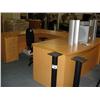 Image 1 : Maple Executive U-Shaped Bowfront Double Ped Desk