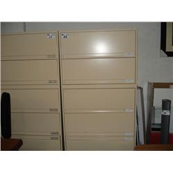 Storwal Metal 5 Drawer Filing Cabinet