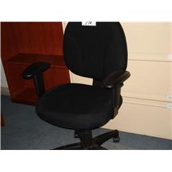 Black Cloth Eroglea Tilter Chair