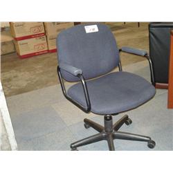 Blue Cloth Office Chair