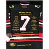 Image 1 : LTD EDITION BOBBY HULL SIGNED CAREER JERSEY AUTOGRAPH AUTHENTIC HOLO 7/199