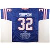 Image 1 : O.J SIMPSON SIGNED BUFFALO BILLS STAT JERSEY (JSA COA)