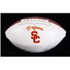 Image 2 : SC TROJANS HEISMAN TROPHY WINNERS SIGNED FOOTBALL (SIMPSON, ALLEN,GARRETT,WHITE) JSA COA