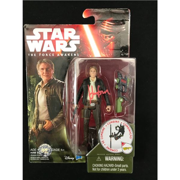HARRISON FIRD SIGNED ON CARD TOY FIGURE KB COA