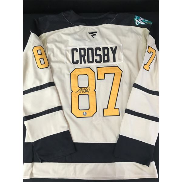 SIDNEY CROSBY PITTSBURGH PENGUINS WINTER CLASSIC SIGNED JERSEY (KB AUTHENTICS COA)