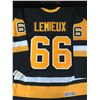 Image 1 : MARIO LEMEIUX SIGNED PENGUINS JERSEY (REICH PM COA)