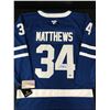 Image 1 : AUSTIN MATTHEWS SIGNED TORONTO MAPLE LEAFS JERSEY (KB COA)