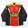Image 1 : Nascar CLINT BOYER SIGNED Chase Design 5 Hr Energy Full-Snap Twill Jacket JSA COA