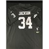 Image 1 : BO JACKSON SIGNED RAIDERS JERSEY (KB COA)