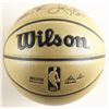Image 3 : MAGIC JOHNSON AND LARRY BIRD SIGNED BASKETBALL BECKETT COA