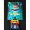 Image 1 : SEALED BATMAN MOVIE MINI FIGURE KEYCHAIN AND THE MAKING OF MOVIE BOOK