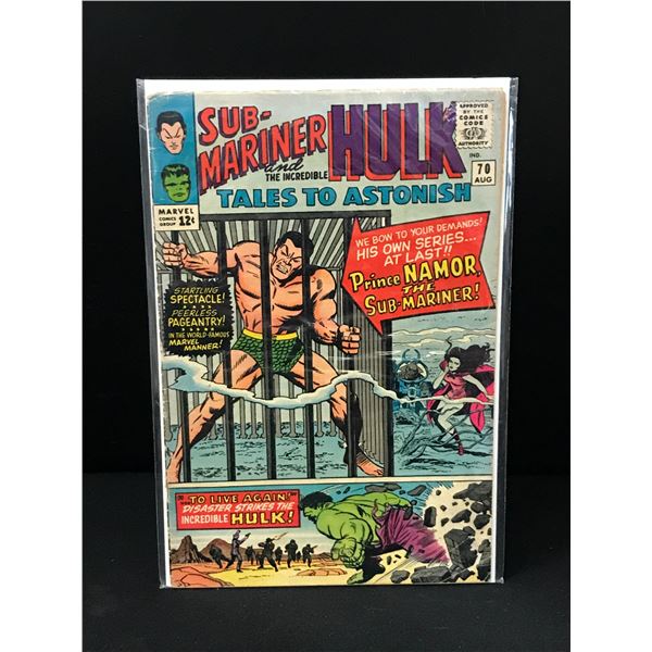 TALES TO ASTONISH SUB-MARINER AND THE HULK #70 (MARVEL COMICS)