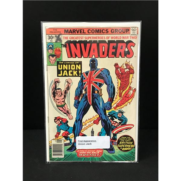 THE INVADERS #8 1ST APPEARANCE OF UNION JACK (MARVEL COMICS)