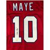 Image 2 : DRAKE MAYE SIGNED NEW ENGLAND PATRIOTS JERSEY KB HOLO