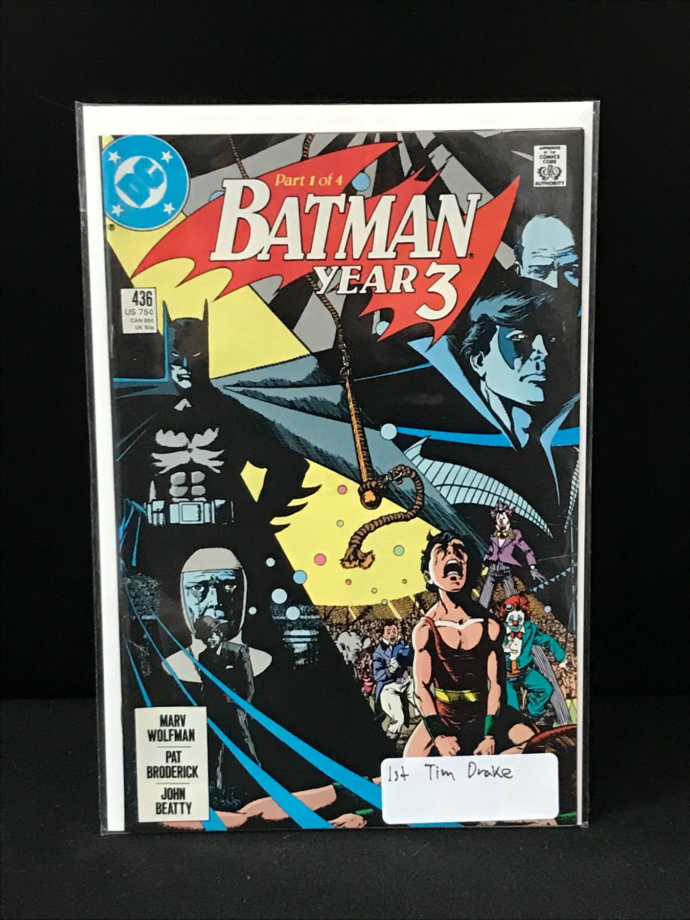 DC COMICS NO 436 BATMAN YEAR 3 Dc comics no 436 batman year 3