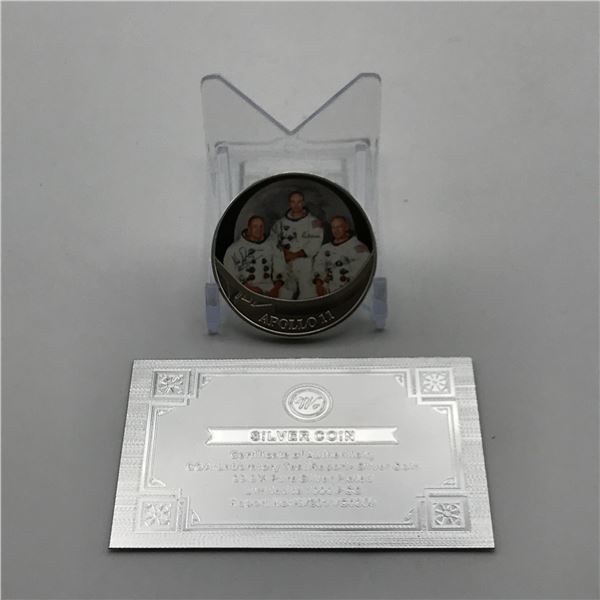 APOLLO 11 MOON LANDING COMMEMORATIVE COIN
