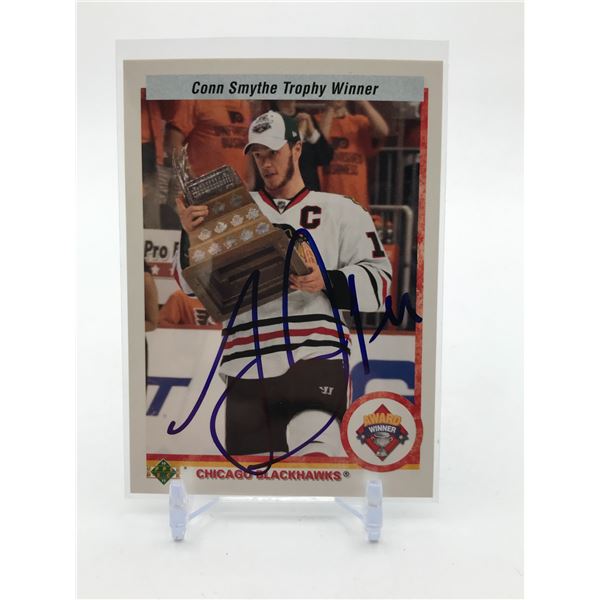 JOHNATHAN TOEWS SIGNED TRADING CARD