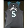 Image 1 : ANTHONY EDWARDS SIGNED MINNESOTA TIMBERWOLVES JERSEY (KB COA)