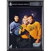 Image 1 : Leonard Nimoy, William Shatner & Grace Lee Whitney Signed "Star Trek" 8x10 Photo  BECKETT