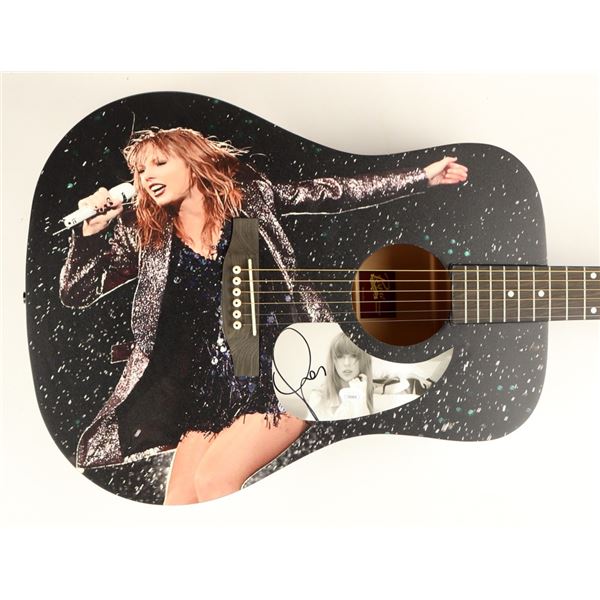 TAYLOR SWIFT SIGNED GUITAR (JSA COA)