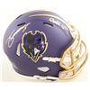 Image 1 : ZAY FLOWERS SIGNED BALTIMORE RAVENS 2024 PURPLE AUTHENTIC SPEED HELMET BECKETT