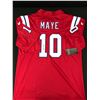 Image 1 : DRAKE MAYE SIGNED NEW ENGLAND PARTIOTS JERSEY KB AUTHENTICS COA