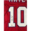 Image 2 : DRAKE MAYE SIGNED NEW ENGLAND PARTIOTS JERSEY KB AUTHENTICS COA