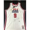 Image 1 : MICHAEL JORDAN SIGNED TEAM USA JERSEY  UPPER DECK COA