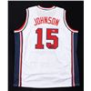 Image 1 : MAGIC JOHSON SIGNED TEAM USA JERSEY BECKETT COA
