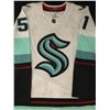 Image 3 : SHANE WRIGHT SIGNED ANDI INSCRIBED SEATTLE KRAKEN HOCKEY JERSEY (UPPER DECK COA)