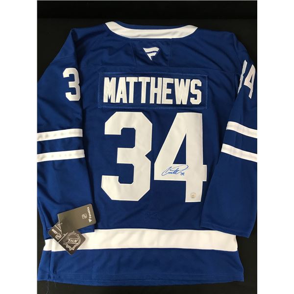 AUSTON MATTHEWS SIGNED TORONTO MAPLE LEAFS JERSEY KB AUTHENTICS COA