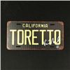 Image 1 : VIN DEISEL SIGNED TORETTO LICENCE PLATE KB AUTHENTICS COA