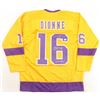 Image 1 : MARCEL DIONNE SIGNED LA KINGS JERSEY JSA COA