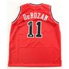 Image 1 : DEMAR DEROZEN SIGNED CHICAGO JERSEY - JSA COA