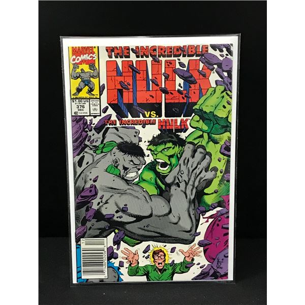 MARVEL COMICS NO.376 THE INCREDIBLE HULK VS THE INCREDIBLE HULK