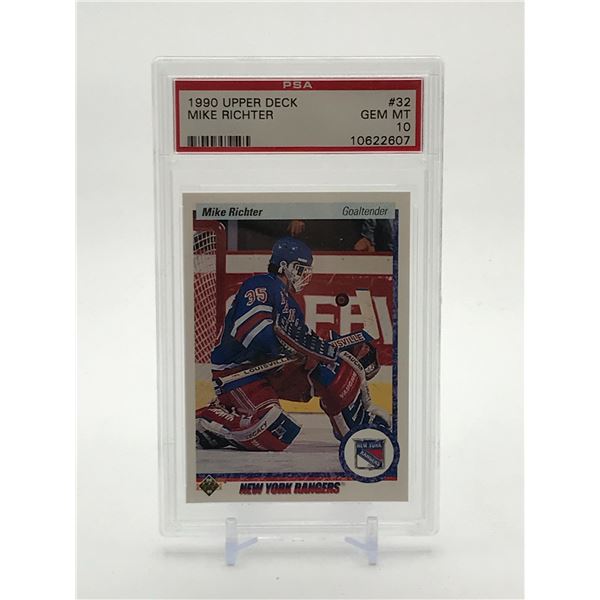 1990 UPPER DECK MIKE RICHTER PSA 10