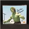 Image 1 : LOU FERIGNO SIGNED INCREDIBLE HULK 8X10 - ELITE AUTHENTICATION COA